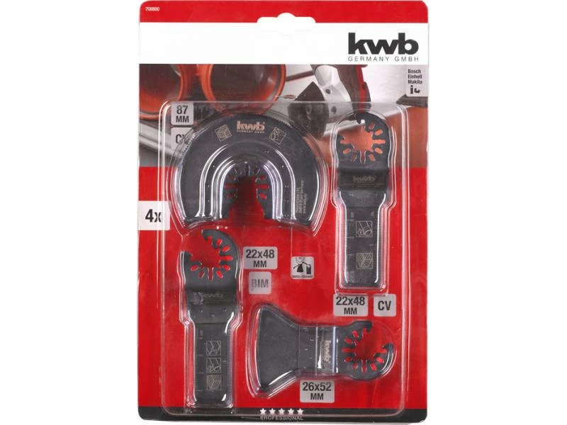 Kwb Zubehörset Universal, 4 Teile 4 Kwb Zubehörset Universal, 4 Teile – Bild 4