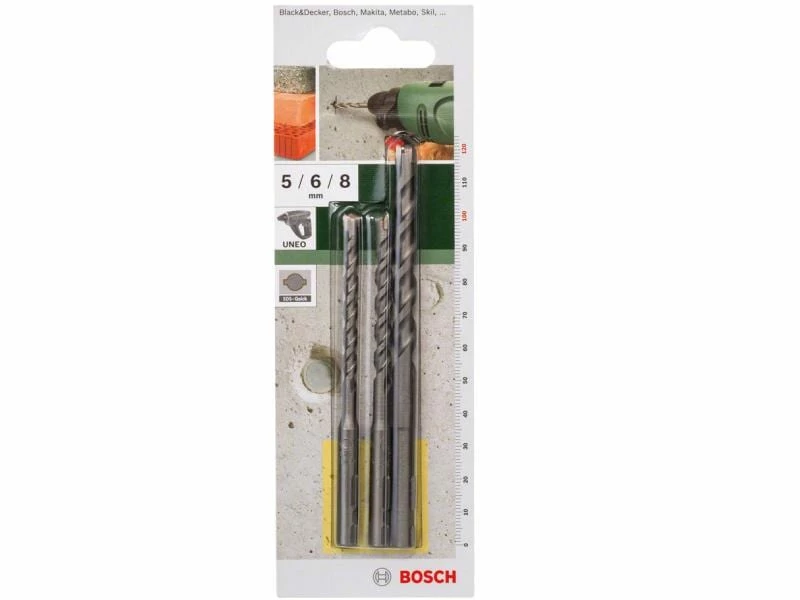 Bosch Betonbohrer-Set SDS-Quick 3-teilig 2 Bosch Betonbohrer-Set SDS-Quick 3-teilig – Bild 2