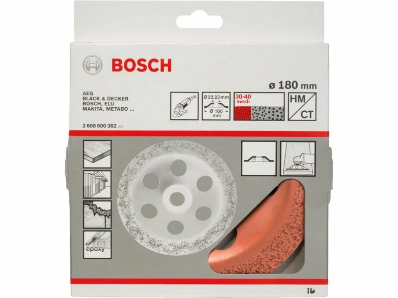 Bosch Hartmetalltopfscheibe fein 2 Bosch Hartmetalltopfscheibe fein – Bild 2