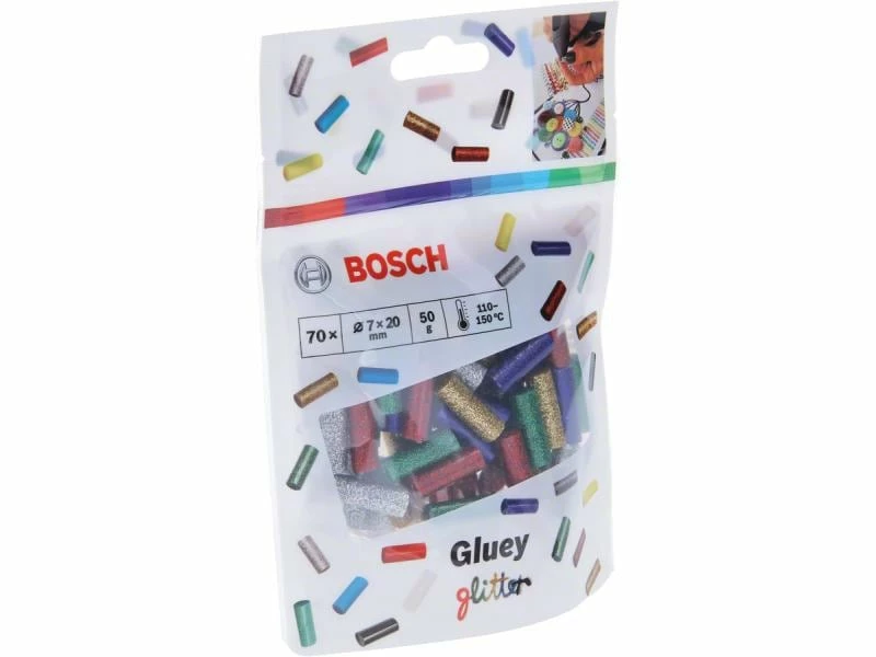 Bosch Klebestick 7 x 20 mm Glitzer-Mix, zu Gluey 2 Bosch Klebestick 7 x 20 mm Glitzer-Mix, zu Gluey – Bild 2