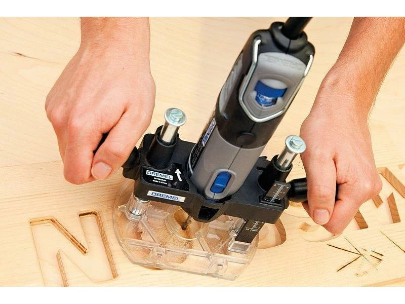 Dremel Vorsatzgerät 335 Oberfräsenvorsatz, 1 Stück 2 Dremel Vorsatzgerät 335 Oberfräsenvorsatz, 1 Stück – Bild 2