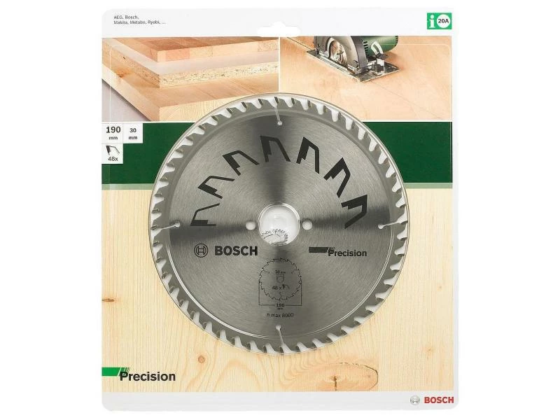 Bosch Kreissägeblatt Precision 190 mm 2 Bosch Kreissägeblatt Precision 190 mm – Bild 2