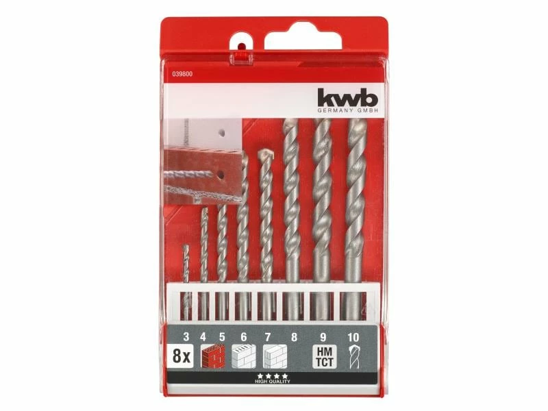 Kwb Steinbohrer-Set 3-10 mm 8-teilig 2 Kwb Steinbohrer-Set 3-10 mm 8-teilig – Bild 2