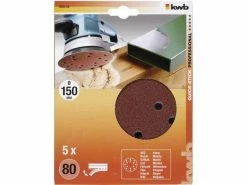Kwb Schleifscheibe 150mm K80 5 Stk. -Werkzeugzubehör Verkaufsladen 57462833 xxl