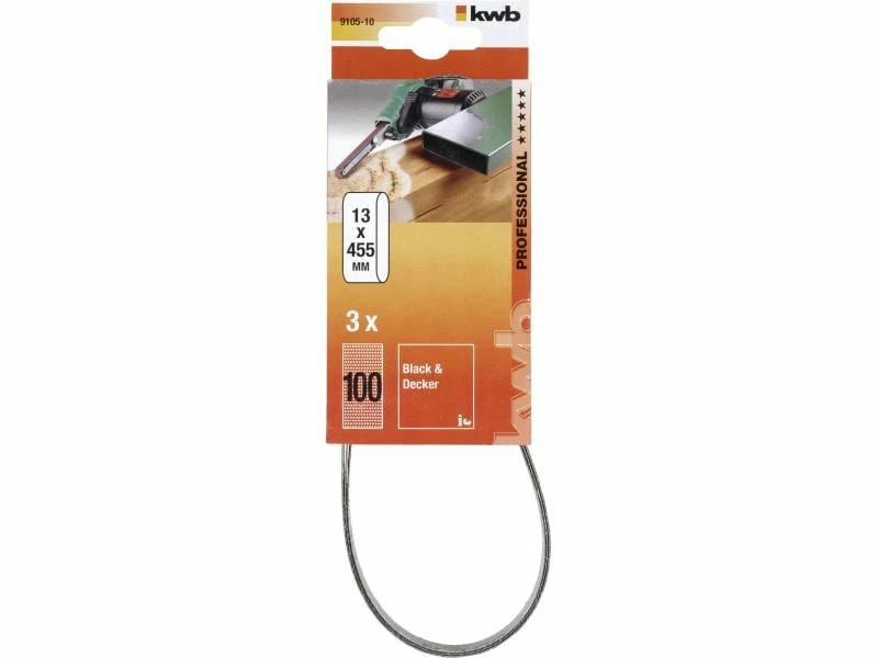 Kwb Schleifband Korund 13X457 K100 2 Kwb Schleifband Korund 13X457 K100 – Bild 2