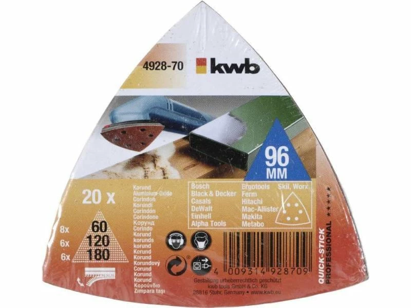 Kwb Delta-Haftscheibe Bosch Sparpack 2 Kwb Delta-Haftscheibe Bosch Sparpack – Bild 2