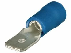 Knipex Flachstecker 2.5 mm² Blau, 100 Stück