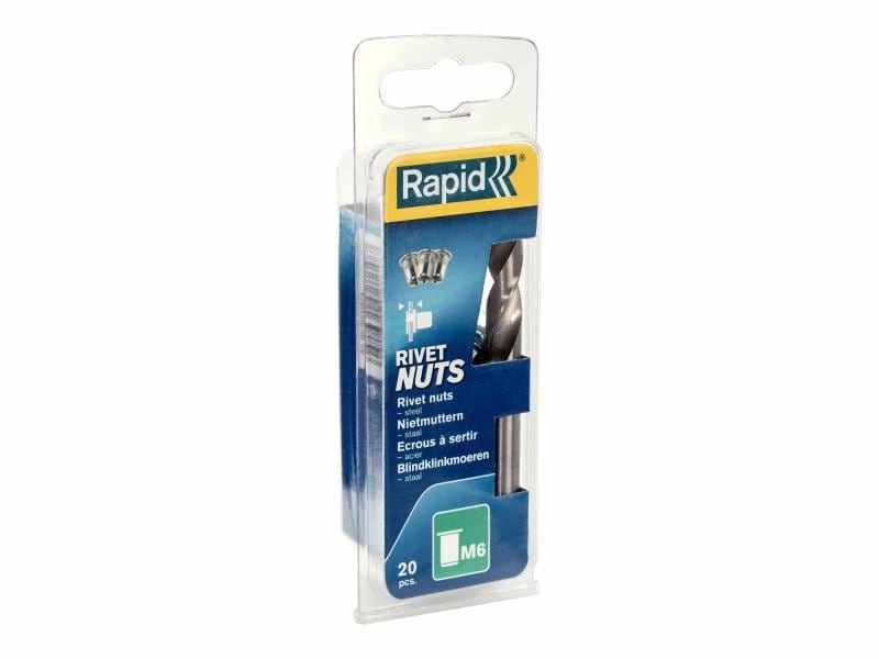 Rapid Blindnietmuttern M6 20 Stück 1 Rapid Blindnietmuttern M6 20 Stück