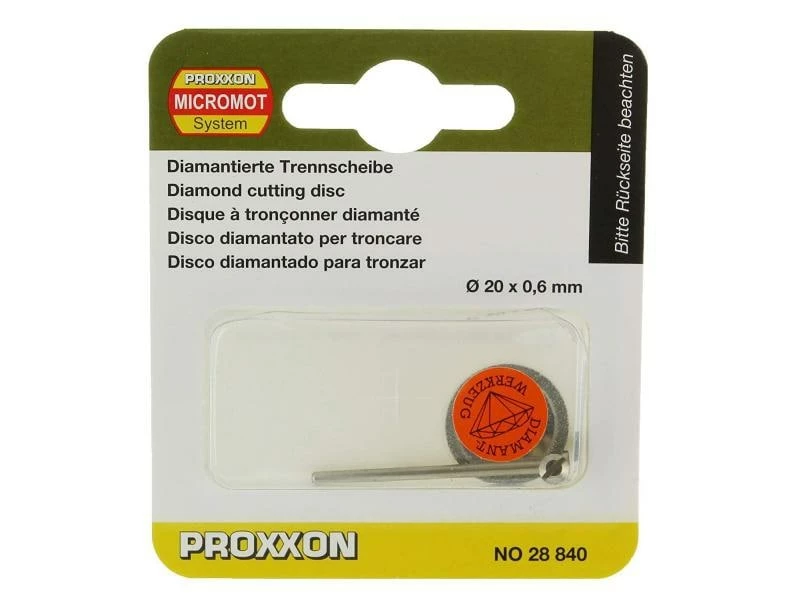 Proxxon Trennscheibe Diamant Ø 20 mm 1 Proxxon Trennscheibe Diamant Ø 20 mm