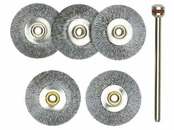 Proxxon Polierbürste 22 mm Edelstahl, radformörmig, 5 Teile 1 Proxxon Polierbürste 22 mm Edelstahl, radformörmig, 5 Teile