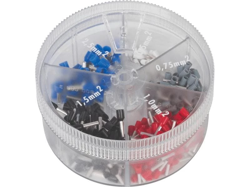 Knipex Aderendhülsen 0,5 - 2,5 mm², 400 Stück 1 Knipex Aderendhülsen 0,5 - 2,5 mm², 400 Stück