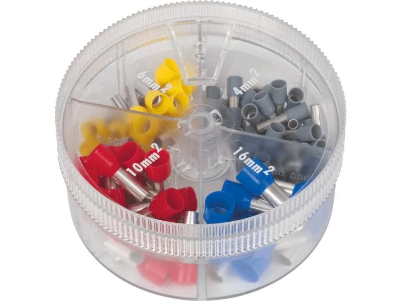 Knipex Aderendhülsen 4 - 16 mm², 100 Stück 1 Knipex Aderendhülsen 4 - 16 mm², 100 Stück