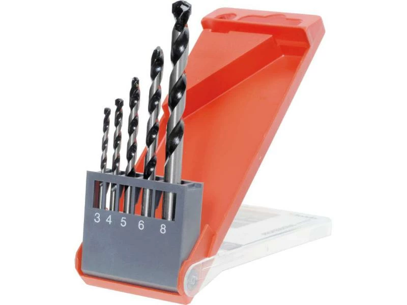 Kwb Stein- und Betonbohrer-Set 3-8 mm 5-teilig 1 Kwb Stein- und Betonbohrer-Set 3-8 mm 5-teilig