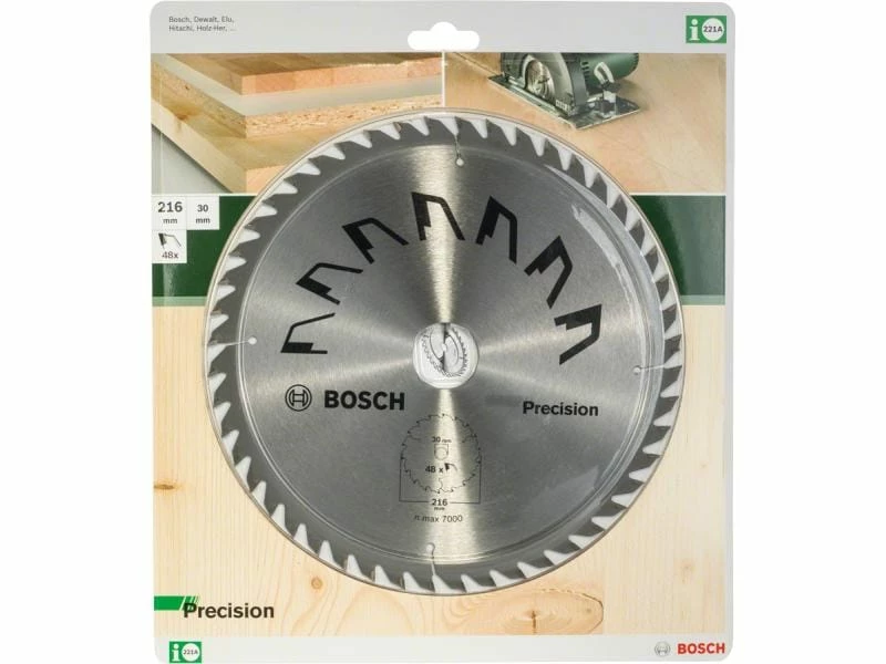 Bosch Kreissägeblatt Precision 216 mm 2 Bosch Kreissägeblatt Precision 216 mm – Bild 2